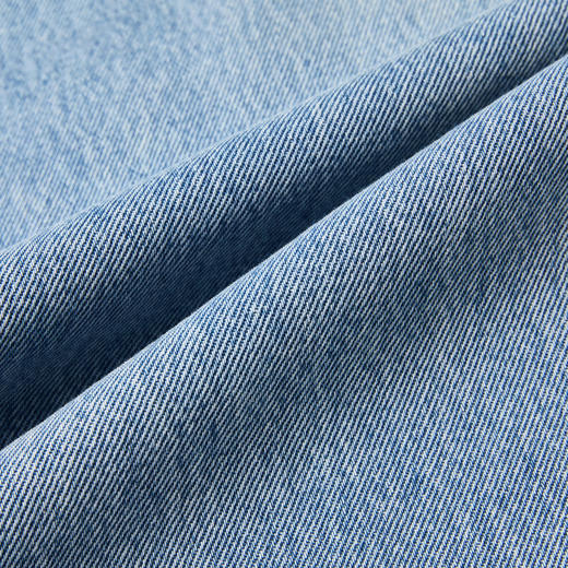 PURE TOUCH女装 25秋冬新款弯刀牛仔裤高腰纯棉阔腿宽松长裤 商品图2