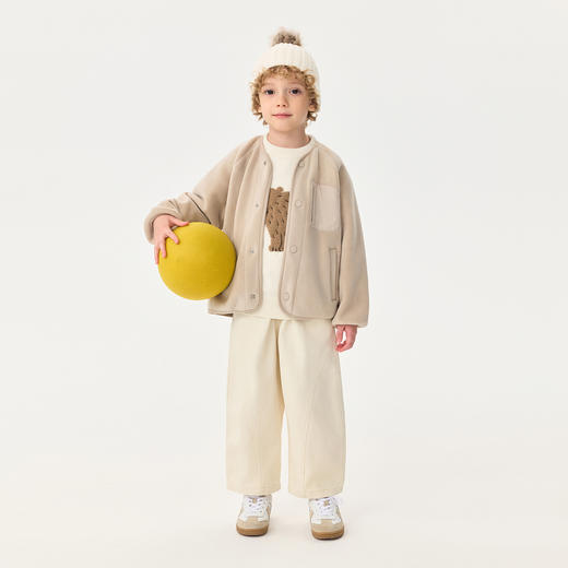 【科技发热】马克珍妮男女童双面奥奥绒外套2025年秋冬新款551373 商品图2