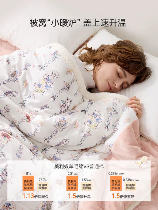Domiamia 成人薄夹棉暖感被 适宜10-15 °C 商品图1