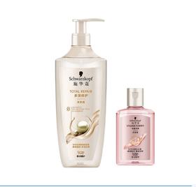 施华蔻（Schwarzkopf）多效修护洗发露400ml+60ml旅行装（香型随机）