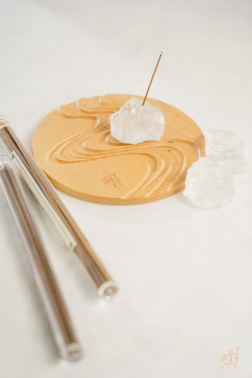 禅系列——白水晶原石香插套组 商品图7