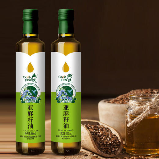 北大荒典选食用亚麻籽油礼盒500ml*4(胡麻油) 商品图2