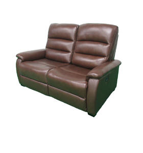 【OUTLET】2人电动沙发 彼利波4 厚牛皮 深棕色