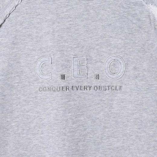 D906SDSA男士秋冬新款痞帅男装设计感假两件拼接长袖T恤刺绣字母上衣 商品图3