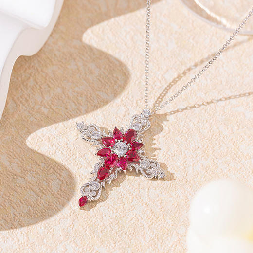 【新豪镶大克拉高定款】G.C珠宝 GLORY CASE培育红宝石蓝宝石祖母绿高定设计款系列 gkzs 商品图4