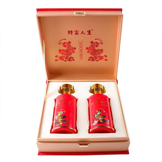 五粮液  财富人生 鸿运 52度 浓香型白酒（双瓶礼盒装） 商品图2