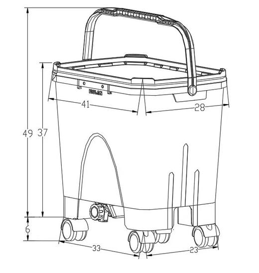 碧奥兰波卡西小堆肥桶24L|新款带轮 商品图7