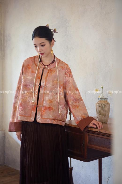 【门店同款】ENJOY秋季云敛-东方画笔绣线花外套 164843291 商品图1