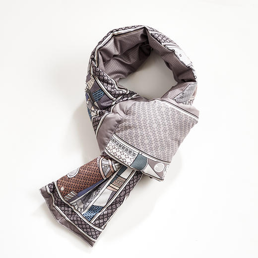 【爆】【6F】富安娜印花鹅绒围脖，牌牌价699，【爆款羽绒被首发引流单品】，引流特价69元 商品图4