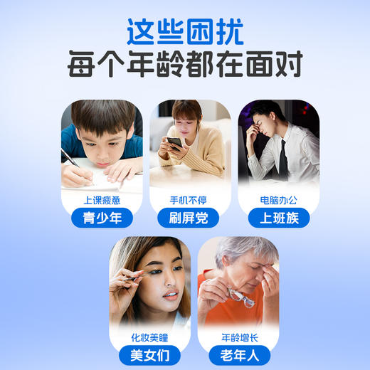 龙牡 蓝莓叶黄素酯咀嚼压片糖果青少年儿童成人老人 0.6*60粒 商品图3