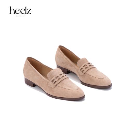 heelz设计师手工鞋履 ｜老钱繁花羊翻毛皮乐福鞋2.5公分 商品图2