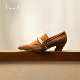 heelz设计师手工鞋履 ｜金条羊翻毛乐福鞋 4.5公分