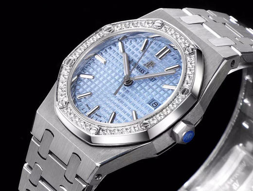 Noob official➕新女款AP 爱彼皇家橡树系列77350 77351型号机械腕表！直径34mm。搭载Calibre 5800自动上链机芯，采用该款式特别设计的玫瑰金自动摆陀（零故障）‼️‼️ 商品图9