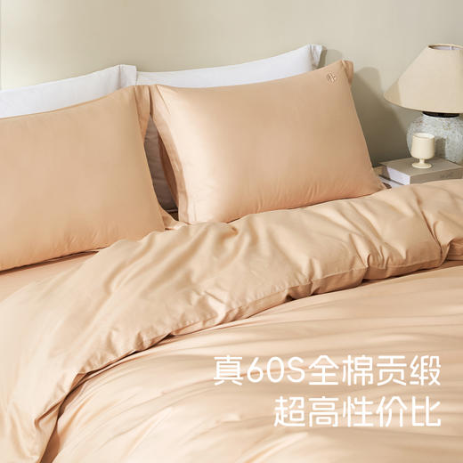 大朴A类纯棉 60支新疆长绒棉贡缎四件套 商品图3