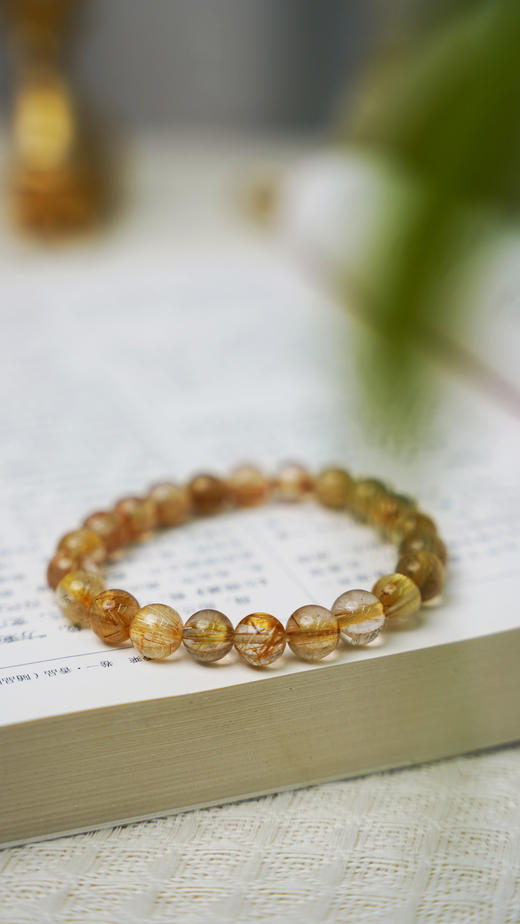 素园 金发晶水晶手串 高品质 商品图0