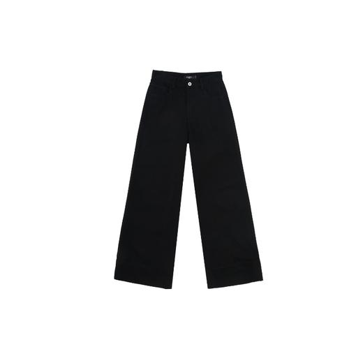 oneup斜纹宽边大阔腿牛仔裤 商品图6