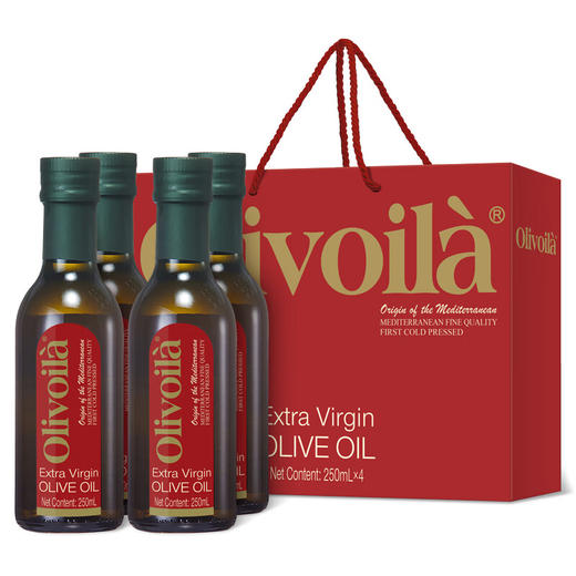 【顺丰/京东发货】欧丽薇兰特级初榨红标橄榄油500ml*2礼盒 商品图0