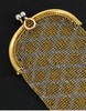 独角鹿西洋古董 20世纪初欧洲出品18k黄金及铂金装饰珍珠网状编织古董零钱包 商品缩略图4