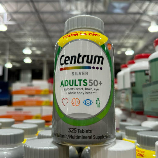 折扣特价📣美国🇺🇸直邮特价265元🉐包税包邮到手了🔥善存银片复合维生素(50岁以上) 325 粒，专为五十岁以上的中老年人设计！ 商品图1