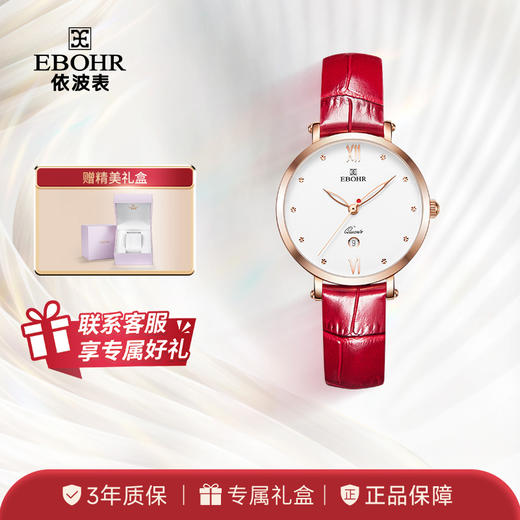 依波表手表女学生专用手表女款时尚气质石英表皮带防水手表5129 商品图0