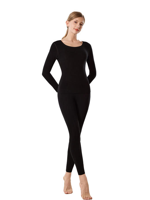 女拜耳德绒山羊绒无痕/包边保暖套装 商品图9