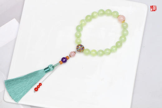 葡萄石十八子手串 商品图1