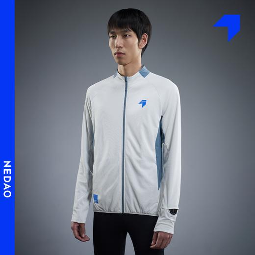 内道聚能卷立领拼接外套透气男士马拉松跑步外套 商品图3