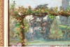独角鹿西洋古董 1920年代法国艺术家Octave Denis Victor Guillonnet签名创作风景主题布面油画作品《夏日花园》 商品缩略图4