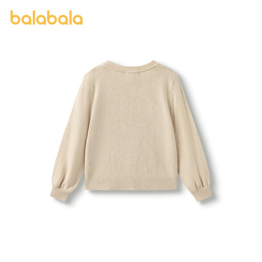 【premium】巴拉巴拉高端线冬羊绒毛衫开衫钉珠质感毛衣外套女童 商品图2