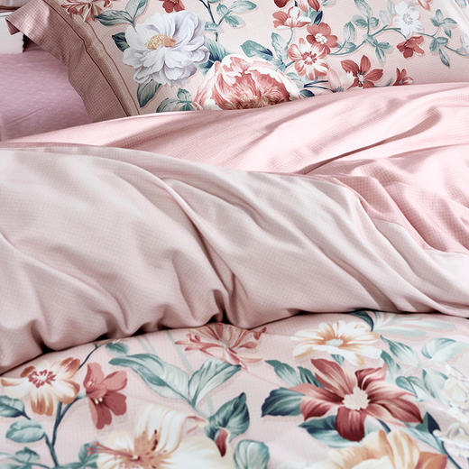 【爆】【6F】富安娜聚温暖床单四件/樱之漫舞，牌牌价1879~5379元，活动价1299元大小同价，赠送100%新西兰羊毛冬被1条 商品图5