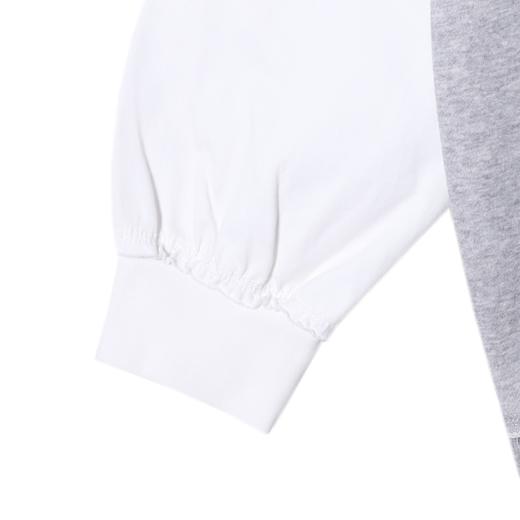 D906SDSA男士秋冬新款痞帅男装设计感假两件拼接长袖T恤刺绣字母上衣 商品图4