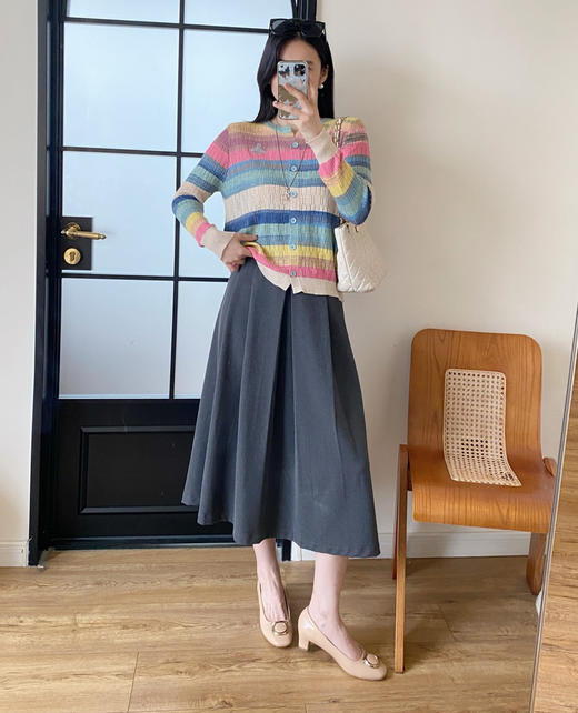 土星彩色针织衫开衫091 商品图5