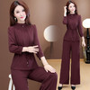 QYMYJ25YS12气质时尚套装女秋季新款2025年韩版系带收腰洋气女士潮流两件套 商品缩略图0