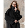 【暖冬内购】两三事 雾中风笛 2025冬季新款简约大翻领双面羊毛呢外套女中长款 商品缩略图3