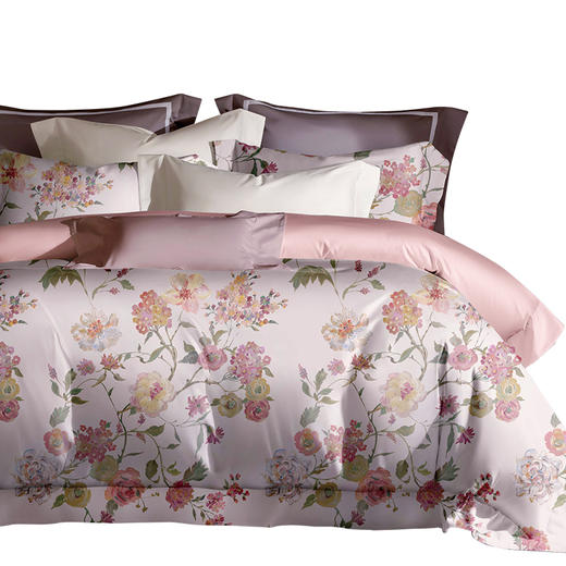 芳恩 100支长绒棉双面用四件套FN-Z8066 朝花夕拾-黄 商品图5