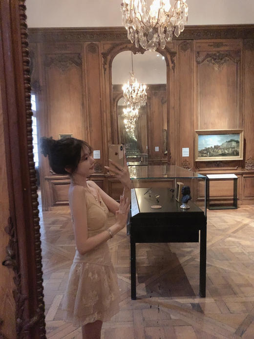 金蘑菇菇 墨雨云间 铃兰小鹿/ 新中式系列 刺绣衬衫短裤四件套 商品图5