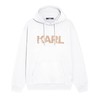 【KARL LAGERFELD】logo刺绣连帽套头卫衣 商品缩略图0