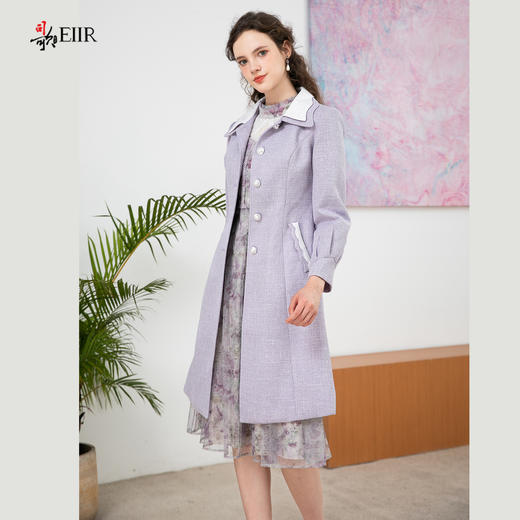 司歌气质优雅风衣长袖秋冬R901180X 商品图1