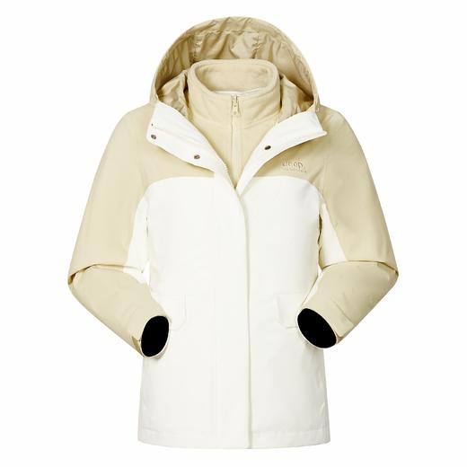 【云粉节】 【9折】6楼吉普JEEP女式冲锋衣抓绒两件套吊牌价1899折后价1709 商品图0