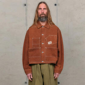 Story mfg STATION JACKET 男女款天然染色工装夹克外套