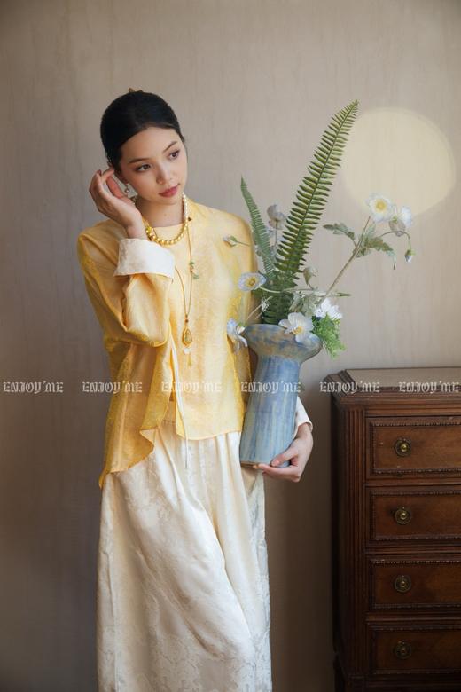 【门店同款】ENJOY秋季云敛-东方画笔带挂坠上衣 164694758 商品图5