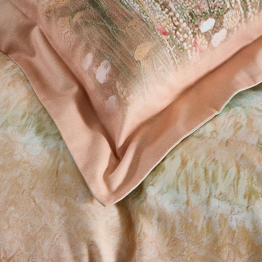 【6楼】富安娜独幅床单四件/大自然艺术家·风吹麦浪，牌牌价3680~3980，活动价1599~1699元 商品图4