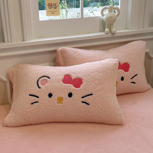 自然醒大版羊羔绒毛巾绣四件套QJ 商品图13