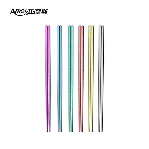 【100积分+18.9】亚摩斯纯钛筷子单双礼盒装 商品图4