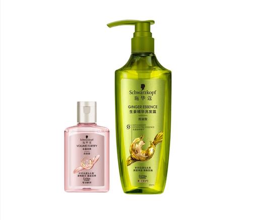 施华蔻生姜精华洗发露 控油型 400ML+60ml旅行装（香型随机） 商品图0