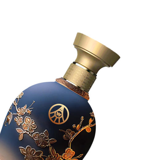 五粮液 金碧辉煌 蓝韵金梅 52度浓香型白酒（单瓶装） 商品图1