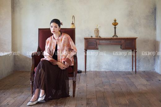 【门店同款】ENJOY秋季云敛-东方画笔绣线花外套 164843291 商品图6