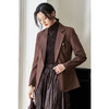 剩S/L/XL 米思阳【通勤西服】2026春款修身显瘦挺括工艺感小西装0444 商品缩略图1
