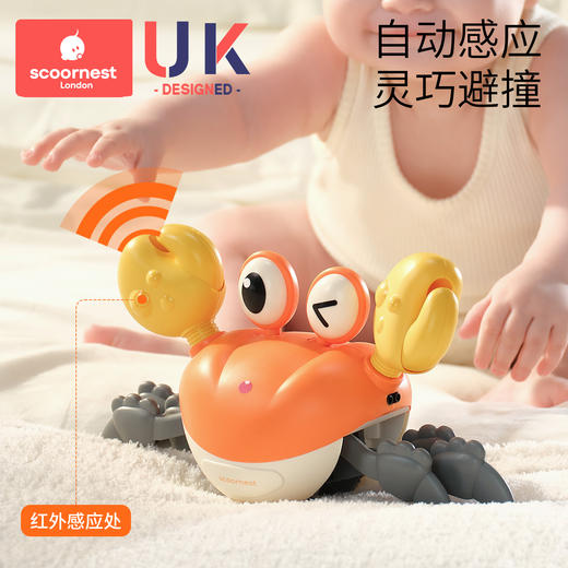 科巢婴儿玩具宝宝0一1岁新生幼儿消耗体力用品6小满月龄早教螃蟹礼物 商品图2