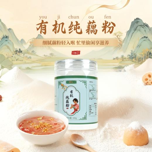 时令堂有机纯藕粉300g原味无添加洪湖藕粉 商品图1